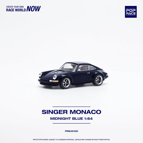 (Pre-Order) Porsche Singer Monaco Midnight Blue Pop Race - Big J's Garage