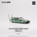 (Pre-Order) Skyline C210 Kaido Racer - Bosozoku Style Silver/Green Pop Race - Big J's Garage