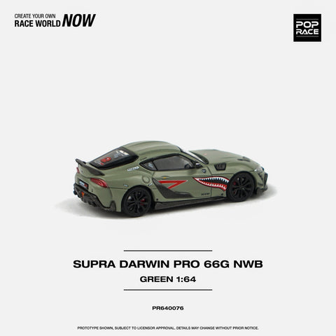 (Pre-Order) Toyota Supra A90 Darwin Pro 66G NWB Sharkmouth Pop Race - Big J's Garage