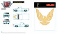 1988 GMC Sierra 1500 Custom Pickup Truck White W/Gold Firebird Hobby Exclusive M2 Machines - Big J's Garage