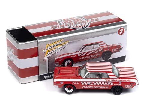 1964 Dodge 330 Ramchargers Red Johnny Lightning - Big J's Garage