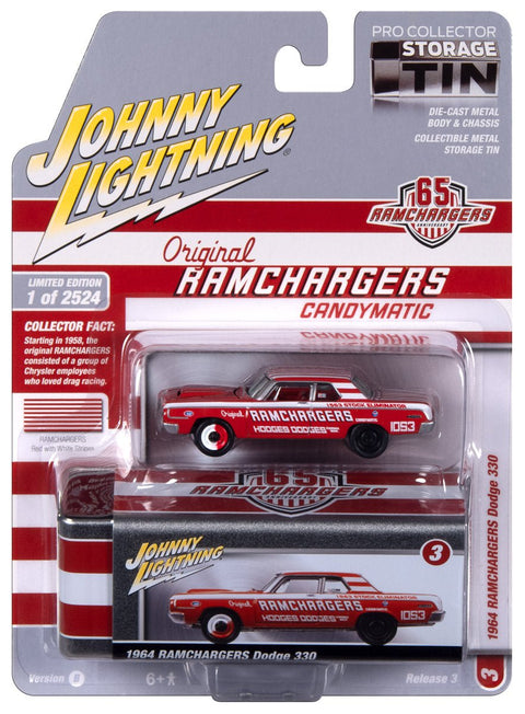 1964 Dodge 330 Ramchargers Red Johnny Lightning - Big J's Garage