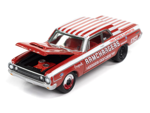 1964 Dodge 330 Ramchargers Red Johnny Lightning - Big J's Garage