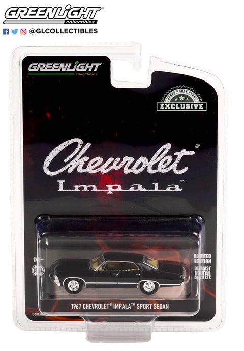 1967 Chevrolet Impala Sport Sedan - Tuxedo Black Greenlight Collectibles - Big J's Garage