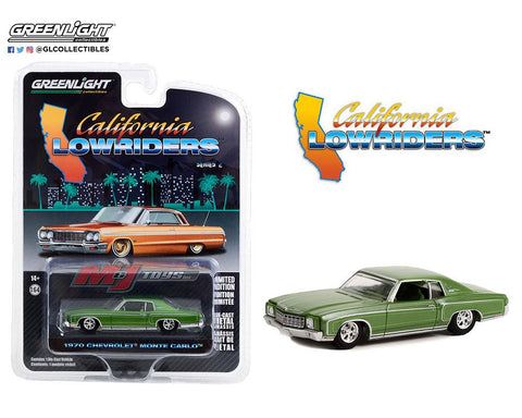 1970 Chevrolet Monte Carlo California Lowriders Series 2 Greenlight Collectibles - Big J's Garage