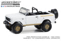 1970 Harvester Scout Lifted with Offroad Parts White and Gold Greenlight Collectibles - Big J's Garage