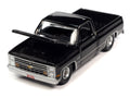 1985 Chevy Silverado Pickup Truck (Lowered Version) (Gloss Black) Auto World - Big J's Garage