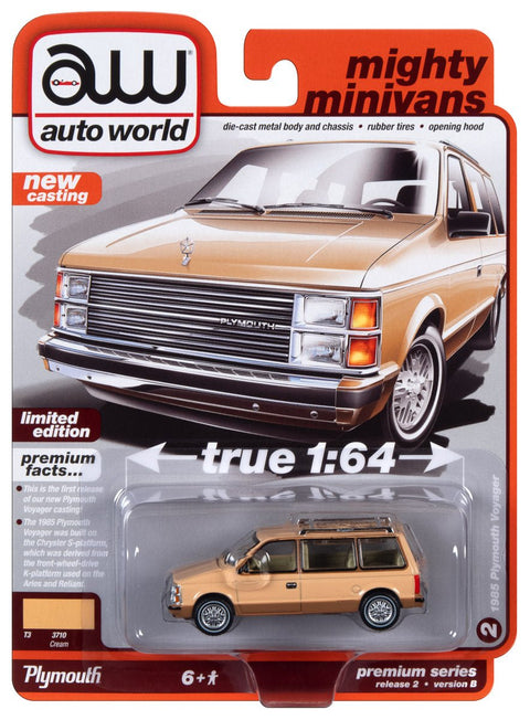 1985 Plymouth Voyager Cream with Tan Lower Sides Auto World - Big J's Garage