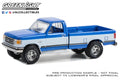 1988 Ford F-150 XLT Lariat Two-Tone Blue and White Greenlight Collectibles - Big J's Garage