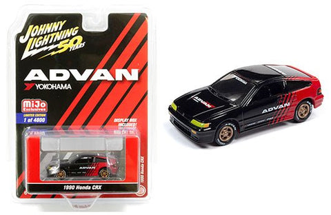 1990 Honda CRX Advan Johnny Lightning Mijo Exclusive - Big J's Garage