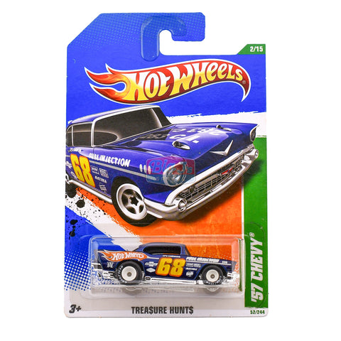 2011 Hot Wheels Super Treasure Hunt 57 Chevy - Big J's Garage