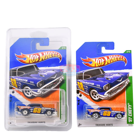 2011 Hot Wheels Super Treasure Hunt 57 Chevy - Big J's Garage