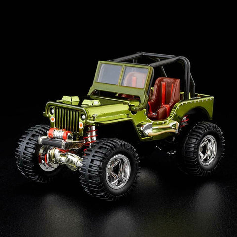 2021 Hot Wheels Red Line Collector RLC Exclusive 1944 Jeep Willys MB - Big J's Garage