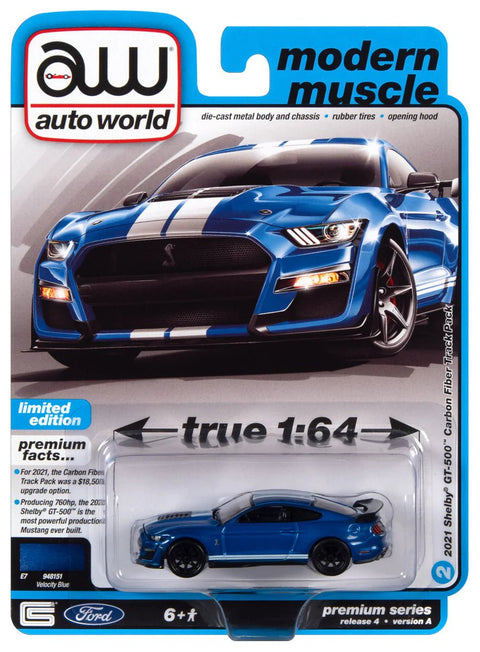 2021 Shelby GT500 Carbon Fiber Track Pack(Velocity Blue) Auto World - Big J's Garage