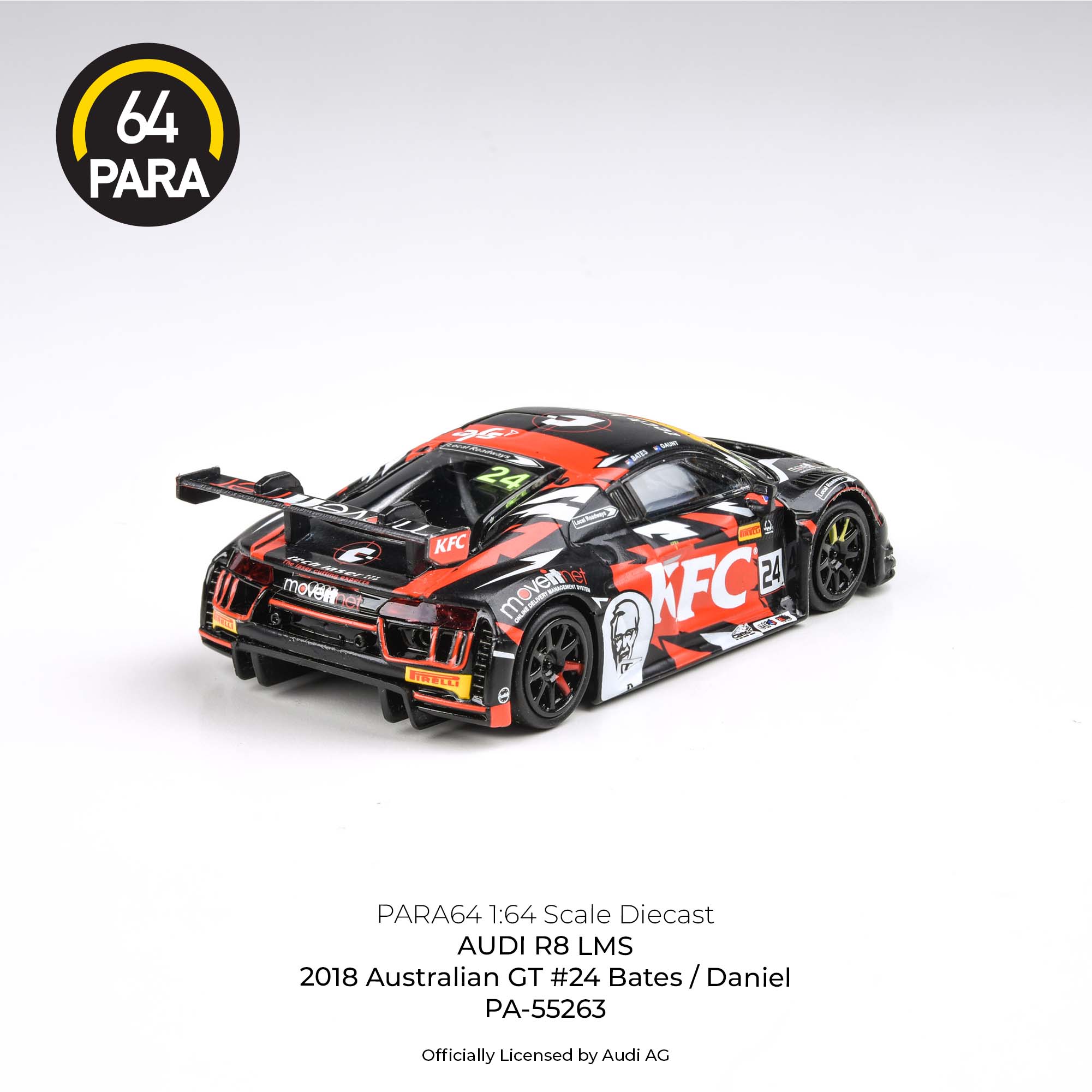 Audi R8 LMS 2018 Australian GT Championship KFC Para64 Big J's Garage