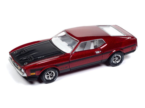 (Chase) 1971 Ford Mustang Boss 351 Calypso Coral Hobby Exclusive Auto World - Big J's Garage