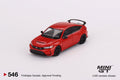 Honda Civic Type R Rallye 2023 W/ Advan GT Wheel Red Mini GT Mijo Exclusive - Big J's Garage