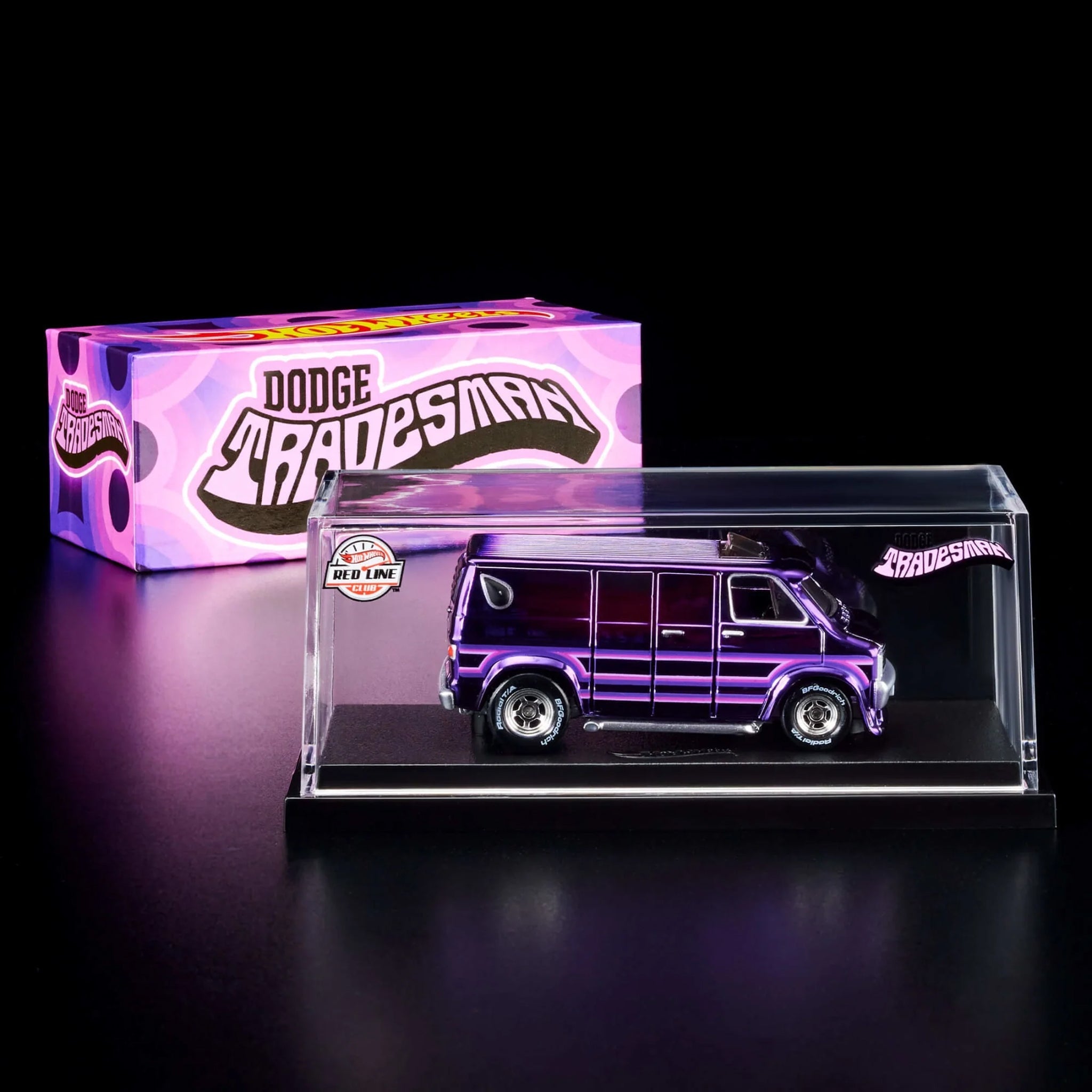Hot Wheels 2023 RLC Exclusive 70s Dodge Tradesman Van Big J's Garage