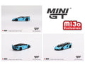 Lamborghini Aventador GT EVO Baby Blue Mini GT Mijo Exclusive - Big J's Garage