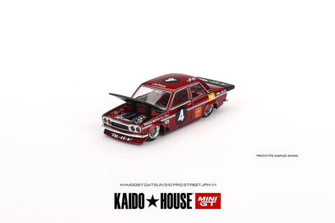 Nissan Datsun 510 Pro Street Japan V1 Kaido House x Mini GT - Big J's Garage