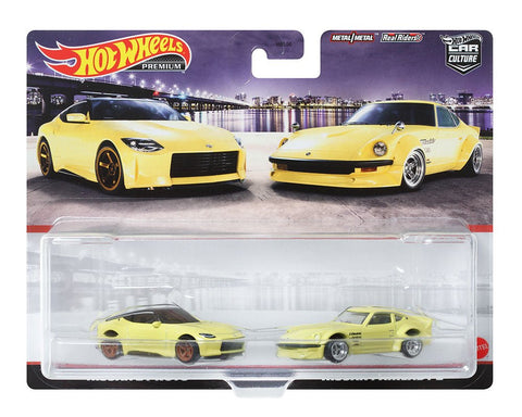 Nissan Fairlady Z and Nissan Z Proto 2 Pack Hot Wheels Car Culture - Big J's Garage