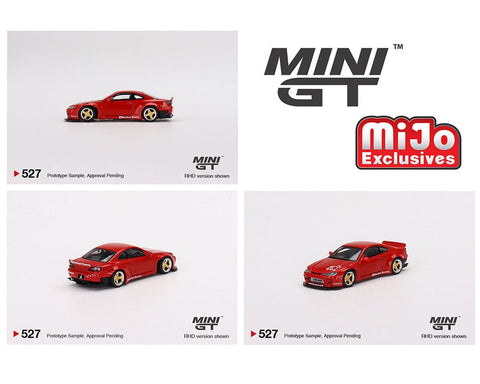 Nissan Silvia (S15) Rocket Bunny Red Mini GT Mijo Exclusive - Big J's Garage