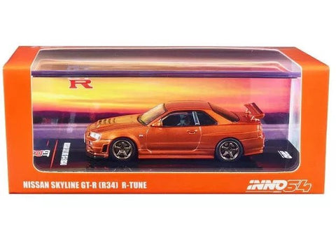 Nissan Skyline GT-R(R34) R-Tune Orange Metallic Inno 64 Big J's Garage