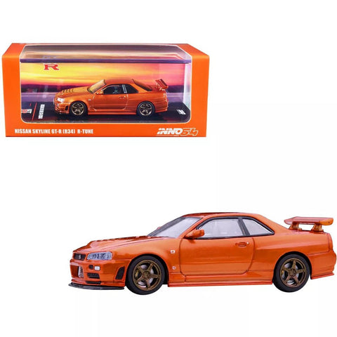 Nissan Skyline GT-R (R34) R-Tune Orange Metallic Inno 64 - Big J's Garage