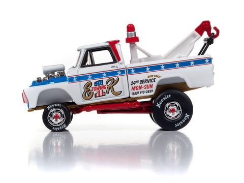 (Pre-Order) 1965 Chevy Tow Truck EK Towing Zinger Hobby Exclusive Johnny Lightning - Big J's Garage