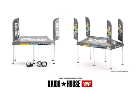 (Pre-Order) Kaido House Greddy Tent V1 Kaido House x Mini GT - Big J's Garage