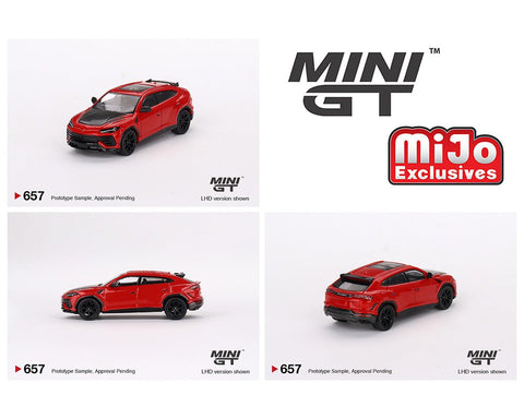 (Pre-Order) Lamborghini Urus Performante Rosso Mars Red Mini GT Mijo Exclusives - Big J's Garage