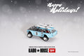 (Pre-Order) Nissan Datsun 510 Wagon Kaido GT Surf Safari RS Winter Holiday Edition Kaido House x Mini GT - Big J's Garage