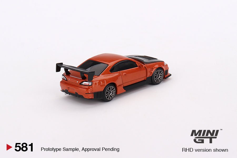 Nissan Silvia S15 D-MAX Metallic Orange Mini GT Mijo Big J's Garage