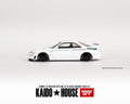 (Pre-Order) Nissan Skyline GT-R (R33) Greddy GR33 V1 White Kaido House x Mini GT - Big J's Garage