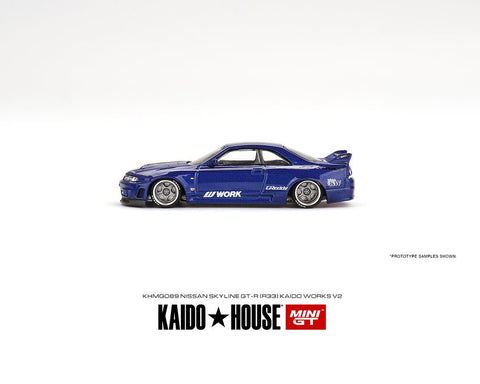 (Pre-Order) Nissan Skyline GT-R(R33) Kaido Works V2 Kaido House x Mini GT - Big J's Garage