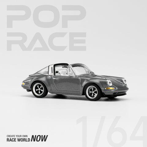 (Pre-Order) Singer Targa Metallic Grey Pop Race - Big J's Garage