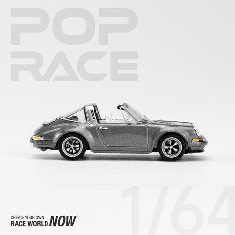 (Pre-Order) Singer Targa Metallic Grey Pop Race - Big J's Garage