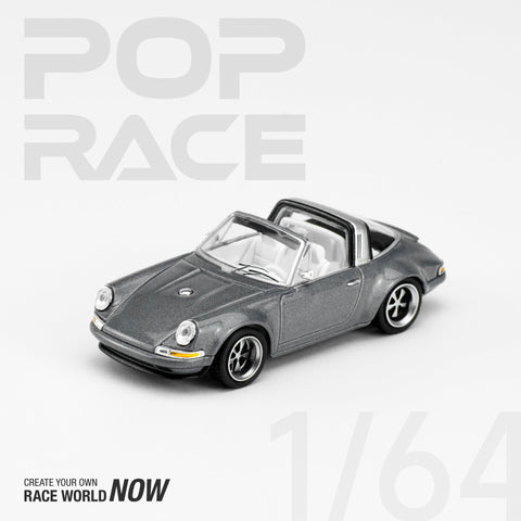 (Pre-Order) Singer Targa Metallic Grey Pop Race - Big J's Garage