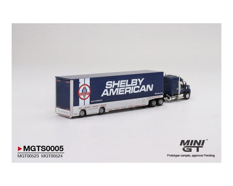 Shelby American Transporter Set Western Star 49X & Shelby GT500 SE Widebody Mini GT Mijo Exclusive - Big J's Garage