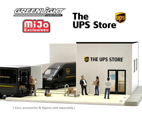 UPS Store Diorama Greenlight Collectibles Mijo Exclusives - Big J's Garage