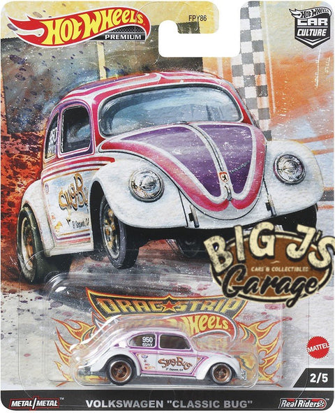 Volkswagen "Classic Bug" Hot Wheels Car Culture Drag Strip - Big J's Garage